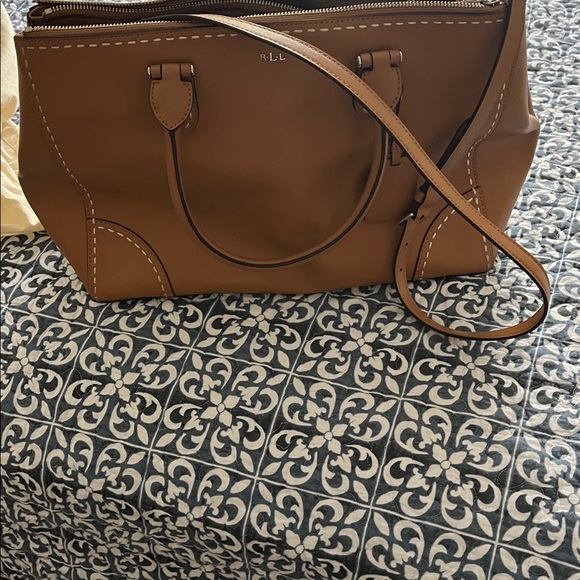 Ralph Lauren Brown Leather Satchel - Picture 3 of 4